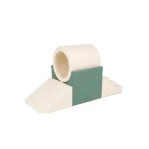 Sage Green & Cream tunnel Soft Play Climber