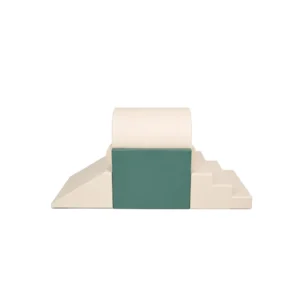 Sage Green & Cream tunnel Soft Play Climber – view 5