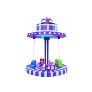 Purple uFO Soft Play Carousel