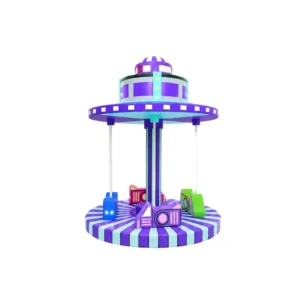 Purple uFO Soft Play Carousel – view 2