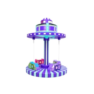 Purple uFO Soft Play Carousel – view 3