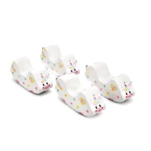 White unicorn Soft Play Rocker – view 4