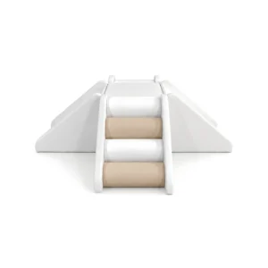 White & Beige 4-Way Soft Play Climber – view 3