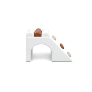 White & Brown double Tunnel Soft Play Climber – view 8