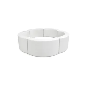White flower Soft Play Ball Pit with Steps – view 5