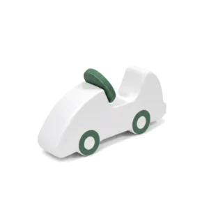 White & Green soft Play Foam Car – view 2