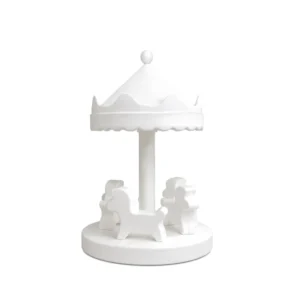 White horse Soft Play Carousel – view 4