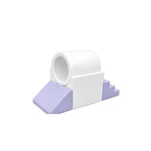 Tunnel Soft Play Climber — Lavender & White
