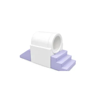 Lavender & White tunnel Soft Play Climber – view 2