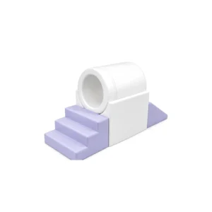 Lavender & White tunnel Soft Play Climber – view 4