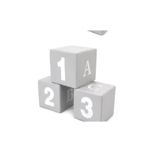 Grey soft Play Number & Letter Block – view 3