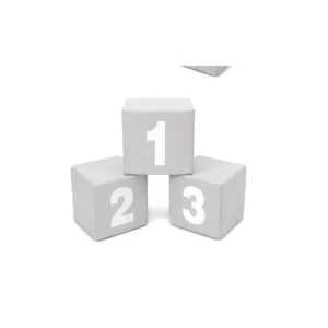 Grey soft Play Number & Letter Block – view 5