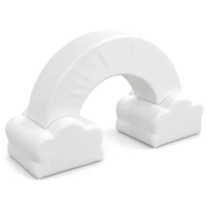 White cloud Rainbow Soft Play Arch