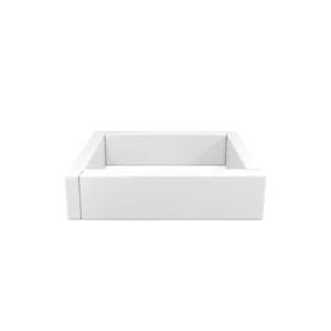 White rectangular Soft Play Ball Pit – view 3