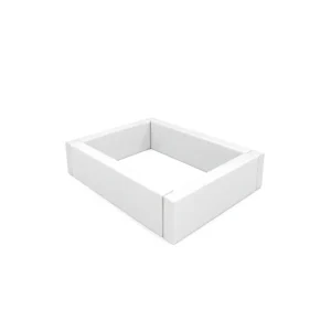 White rectangular Soft Play Ball Pit – view 2