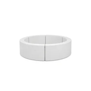 White low Round Soft Play Ball Pit with Step – view 5