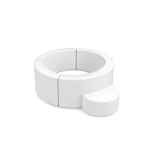 White round Soft Play Ball Pit with Step