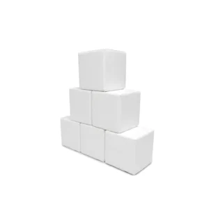 White soft Play Stacking Block – view 2