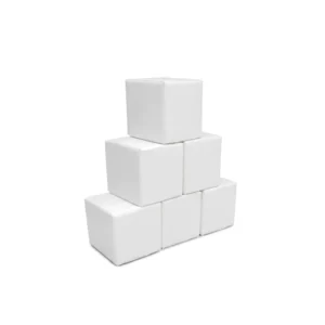 White soft Play Stacking Block – view 4