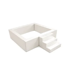Ivory square Soft Play Ball Pit with Steps