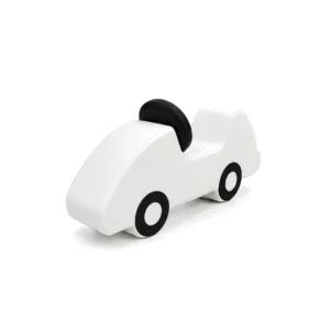 White & Black soft Play Foam Car