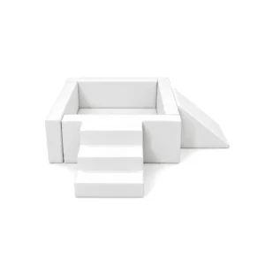 White square Soft Play Ball Pit with Steps & Ramps – view 2