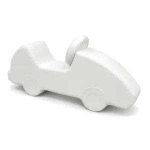 White soft Play Foam Race Car – view 2