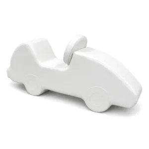 White soft Play Foam Race Car – view 4
