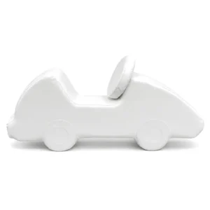 White soft Play Foam Race Car – view 3
