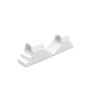 White twin Tunnel Soft Play Climber