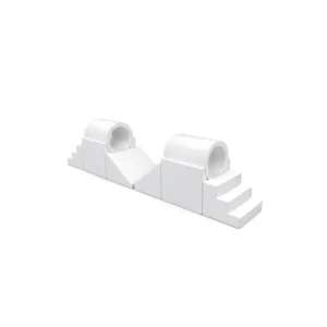 White twin Tunnel Soft Play Climber – view 6