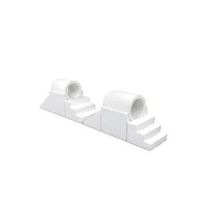 White twin Tunnel Soft Play Climber – view 2