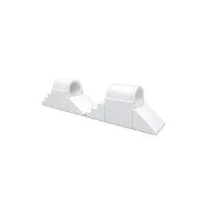 White twin Tunnel Soft Play Climber – view 5