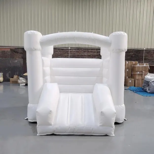 White Bounce Houses 3 White bounce house PC-BH009