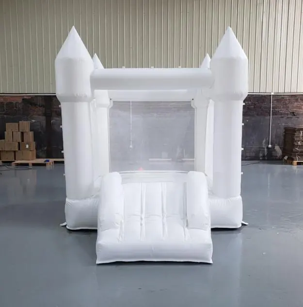 White Bounce Houses 6 White bounce house PC-BH013