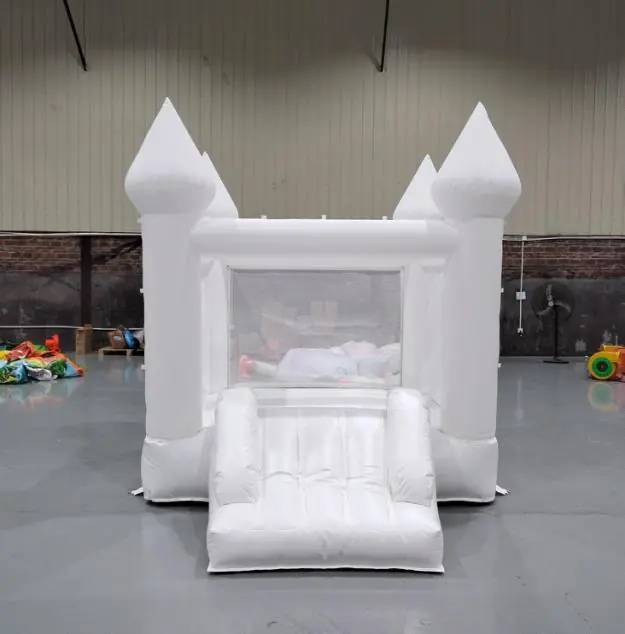 White Bounce Houses 7 White bounce house PC-BH014