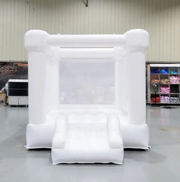 White Bounce Houses 8 White bounce house PC-BH016