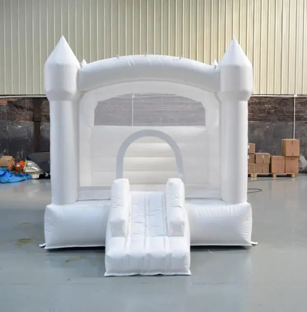 White Bounce Houses 9 White bounce house PC-BH018
