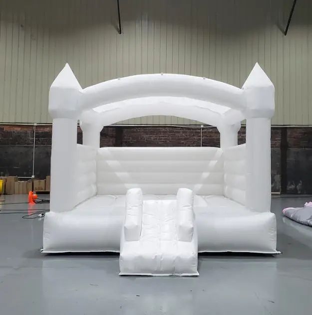 White Bounce Houses 10 White bounce house PC-BH020