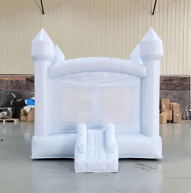 White Bounce Houses 13 White bounce house PC-BH023