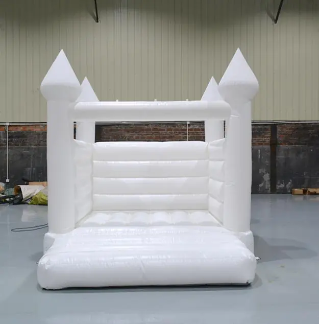 White Bounce Houses 18 White bounce house PC-BH056
