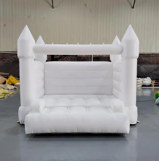 White Bounce Houses 23 White bounce house PC-BH071