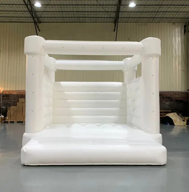 White Bounce Houses 27 White bounce house PC-BH078