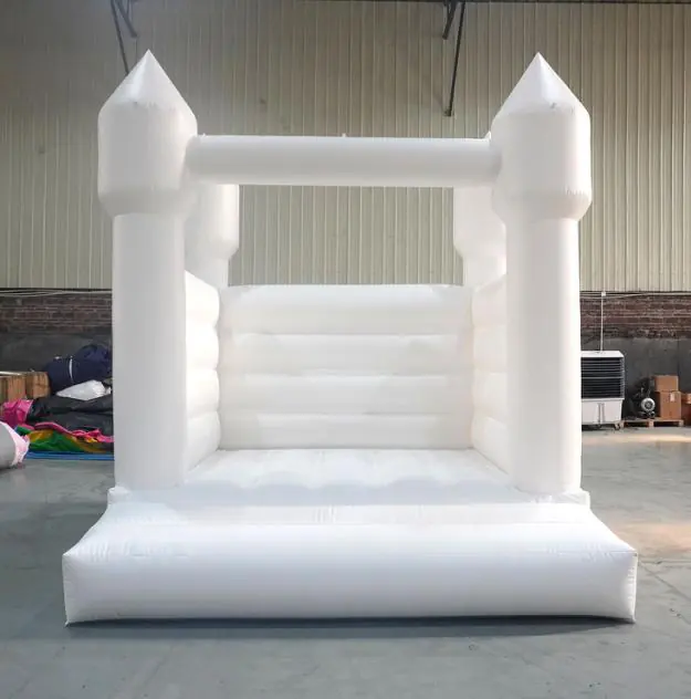 White Bounce Houses 28 White bounce house PC-BH081
