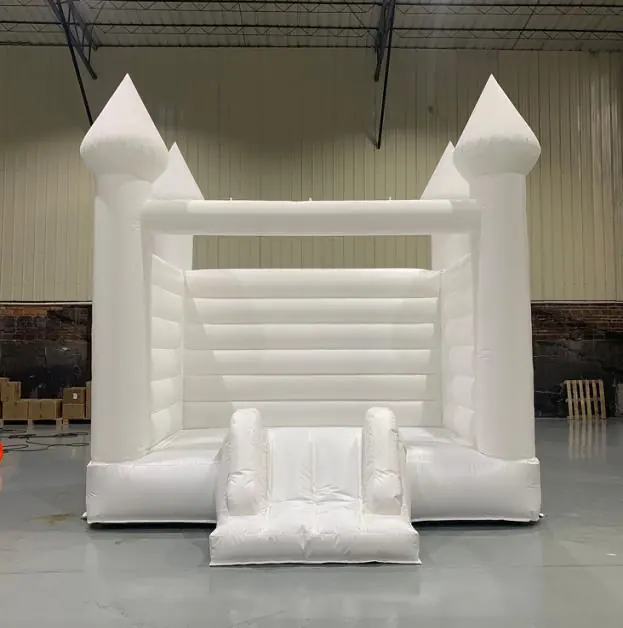 White Bounce Houses 33 White bounce house PC-BH105
