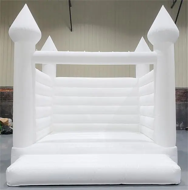 White Bounce Houses 35 White bounce house PC-BH121