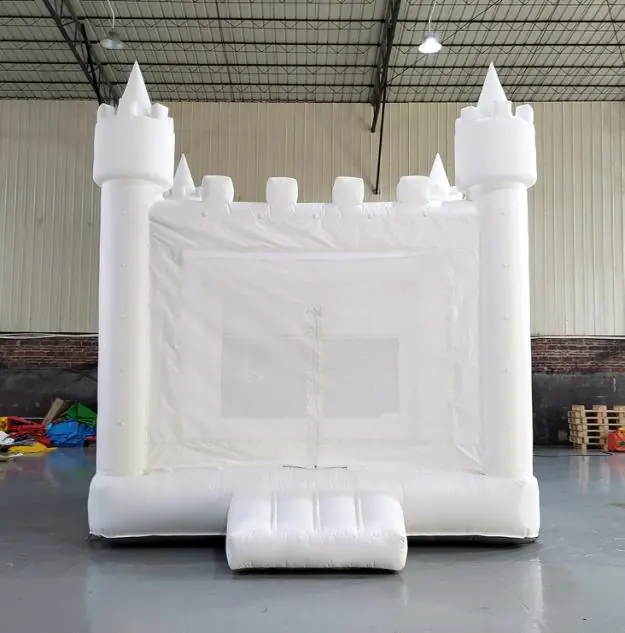 White Bounce Houses 38 White bounce house PC-BH128