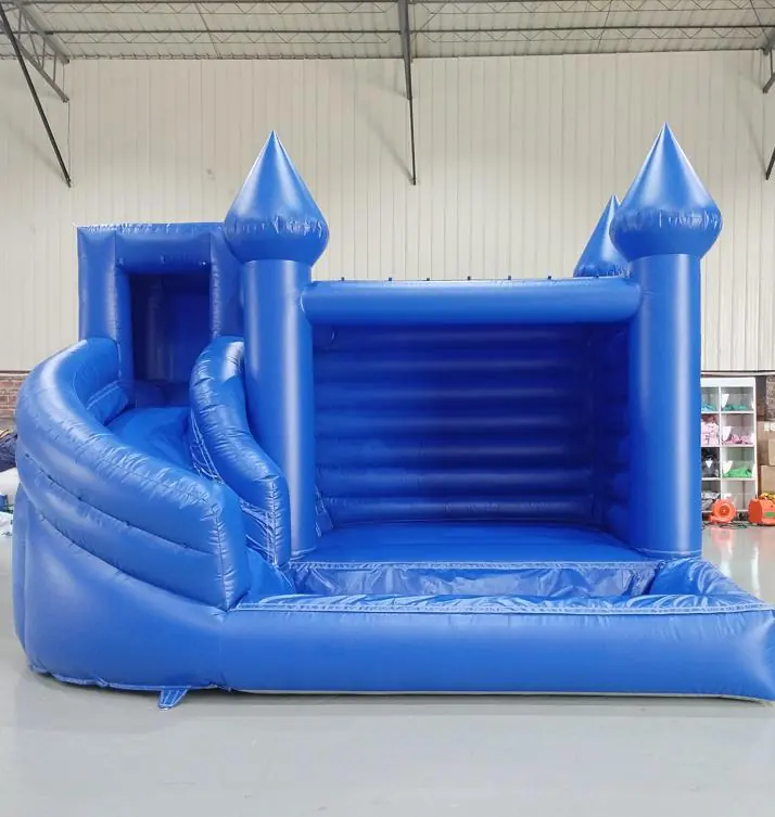 Pastel bounce house with slide PC-BS010