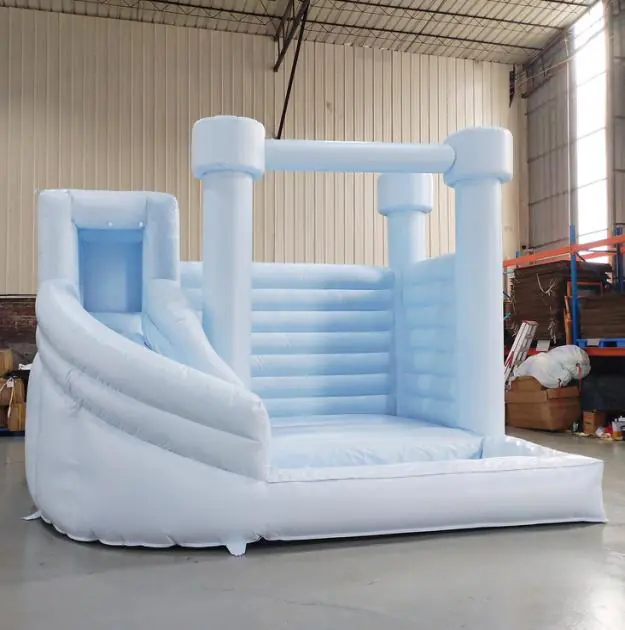 Pastel bounce house with slide PC-BS015