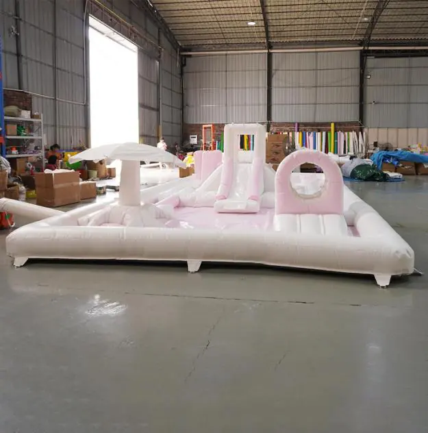 Inflatable Playgrounds 2 White inflatable playground PC-IP002